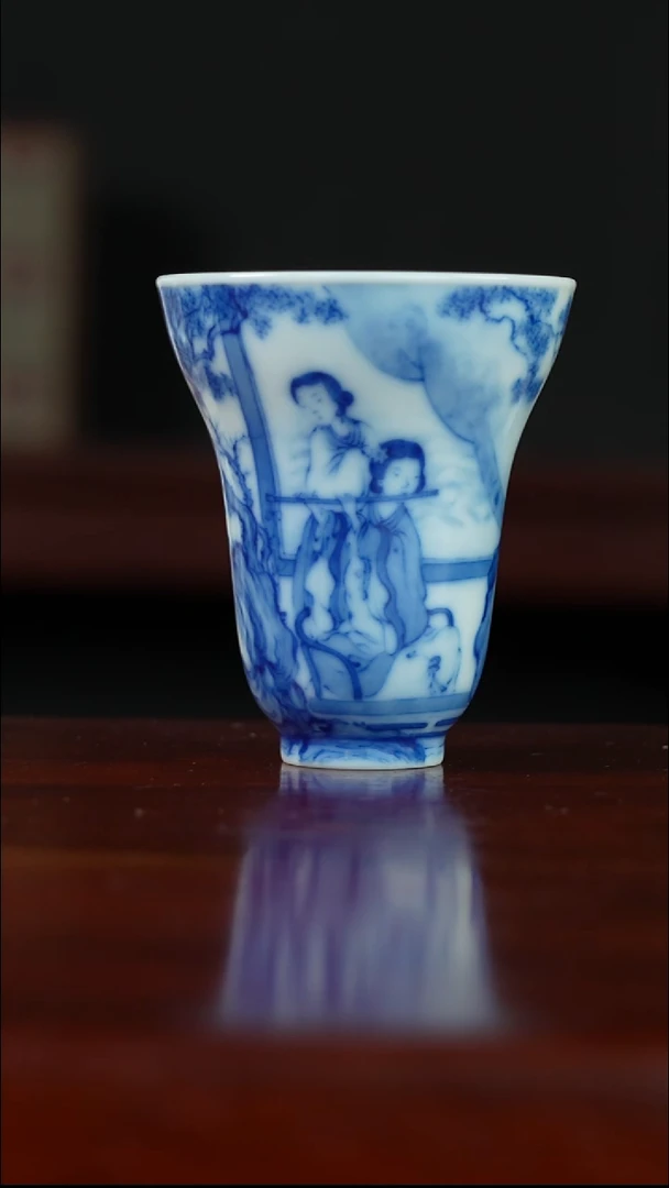 祖传窑  真柴窑传承400年临风弄笛铃铛杯