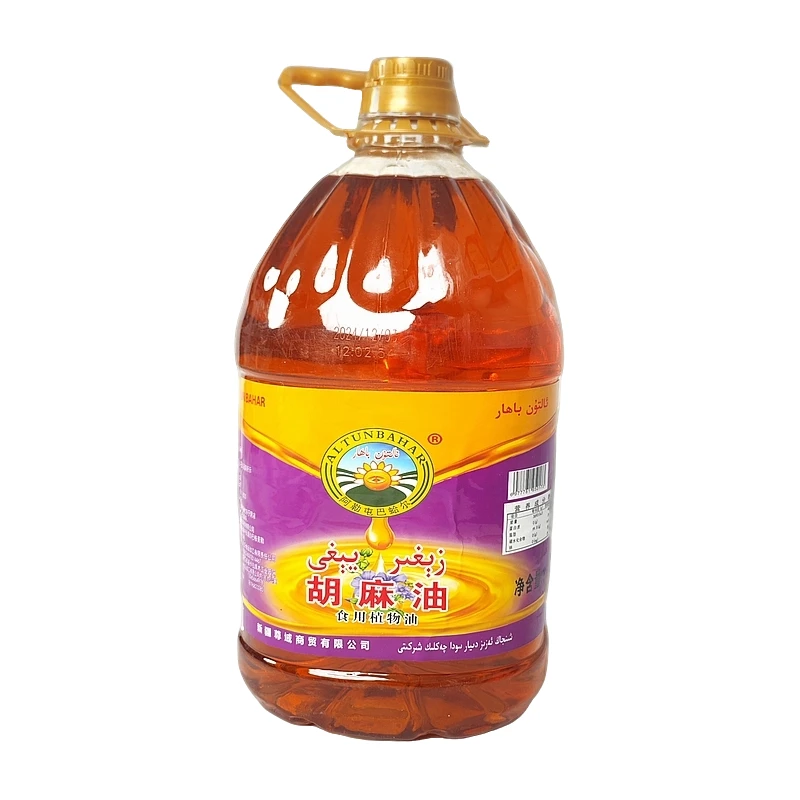 [自有品牌] 压榨胡麻油5L/桶 ئالتۇن باھار زىغىر مىيى