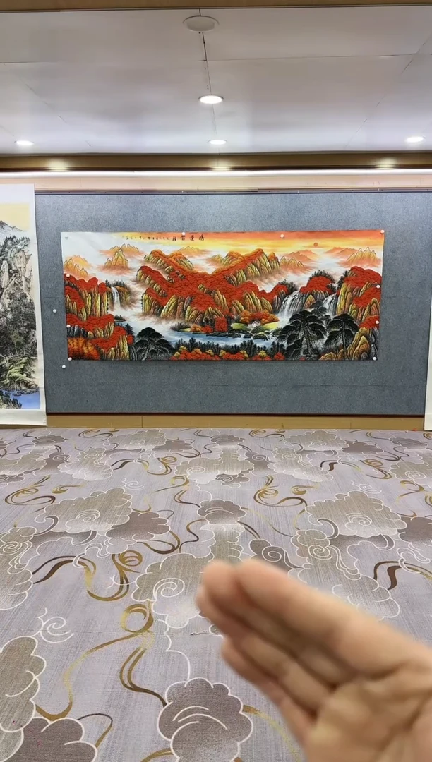 绘画Y-刘雪红-大丈二-山水画