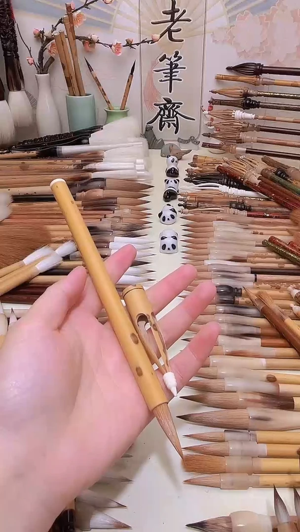 【闪购商品】湘妃竹仿唐款全纯极北胖元狼出峰3.0cm