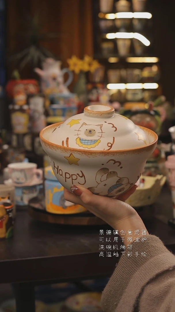 景德镇釉下彩绘设计师款式陶瓷