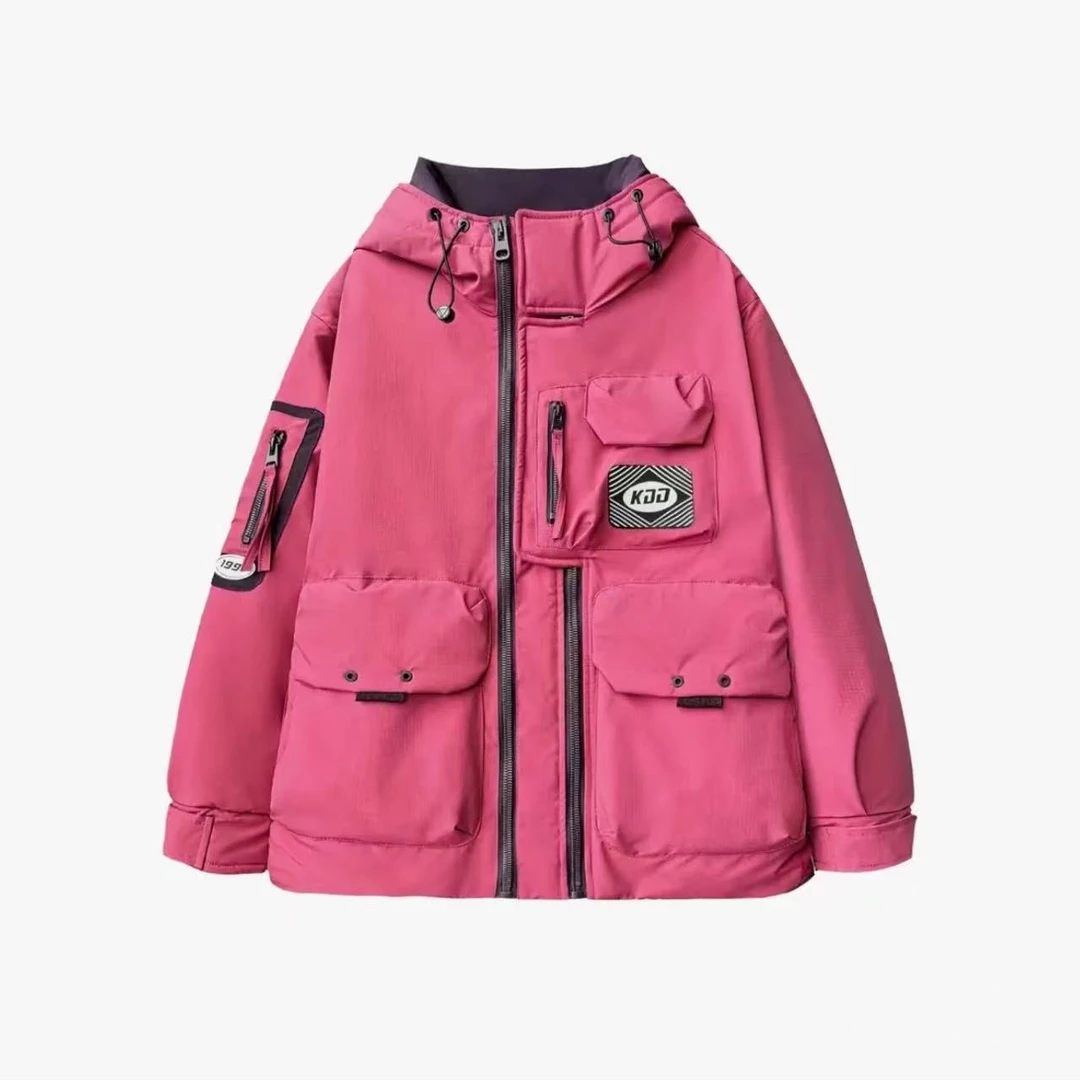 【辉哥】51002-冬季连帽抗寒工装保暖运动百搭潮流防寒服非标*G