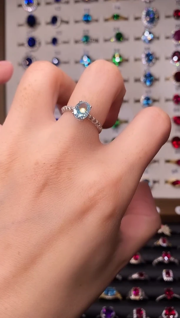 2克拉碧玺（处理）欧美风戒指