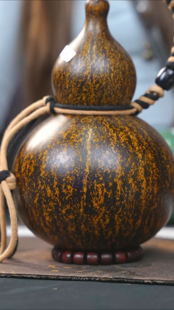 【闪购商品】WK221大漆酒葫芦不包手串及旋转底座