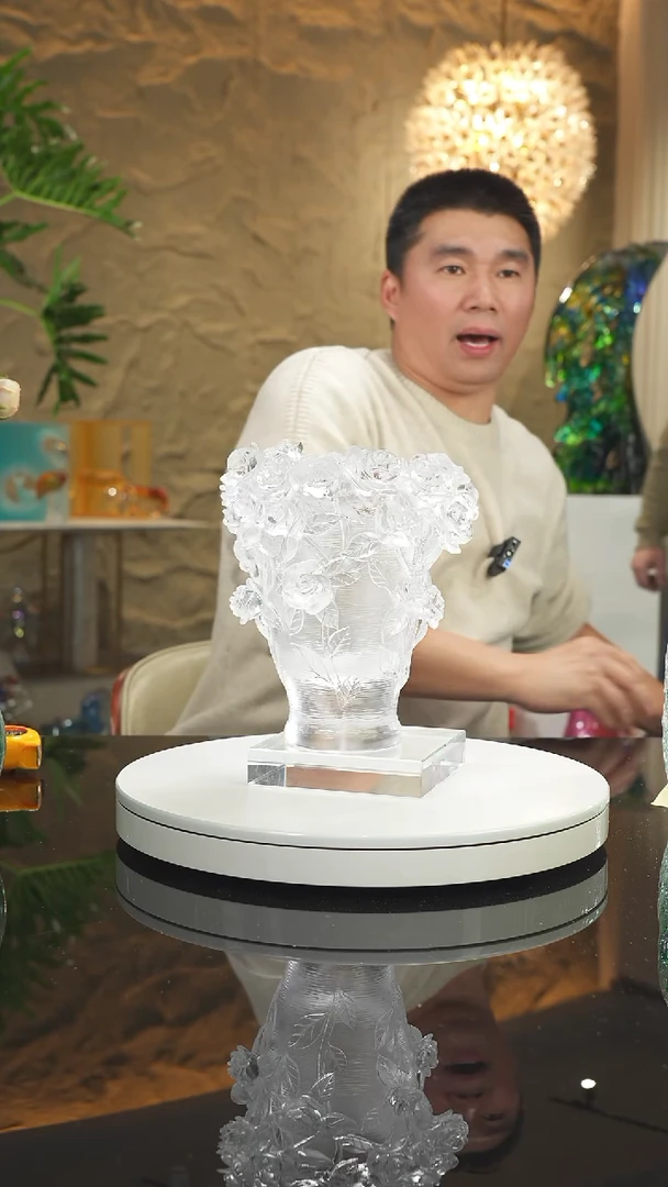 【闪购商品】摆件纯色玫瑰花瓶摆件