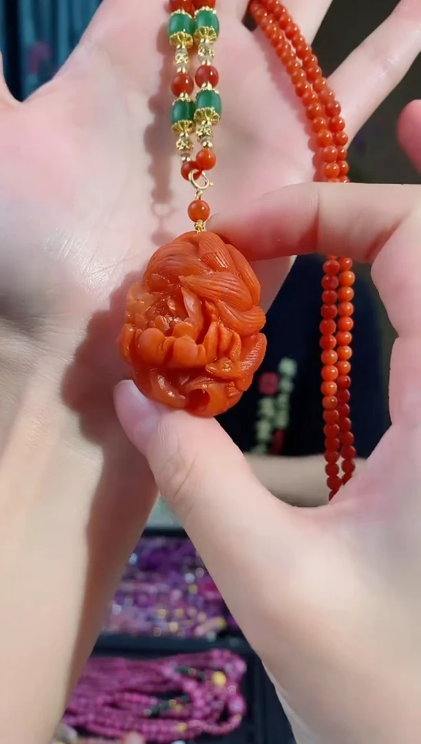 南红玛瑙未镶嵌套链268