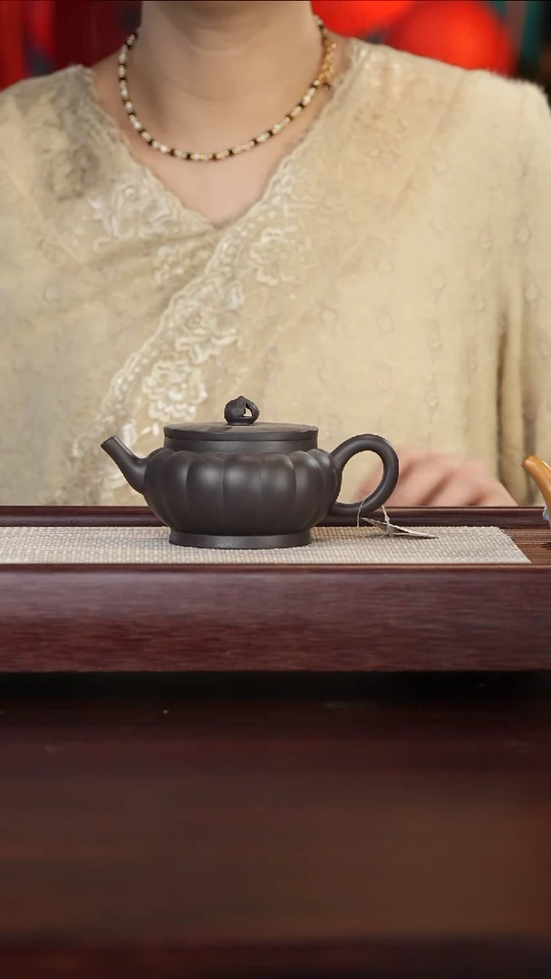 【闪购商品】紫砂壶63号TT青灰筋纹汉瓦210c