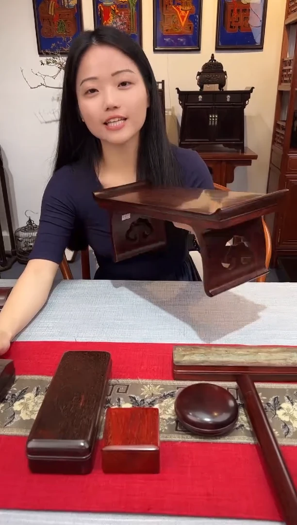 紫檀木类成套家具案上底座  案台