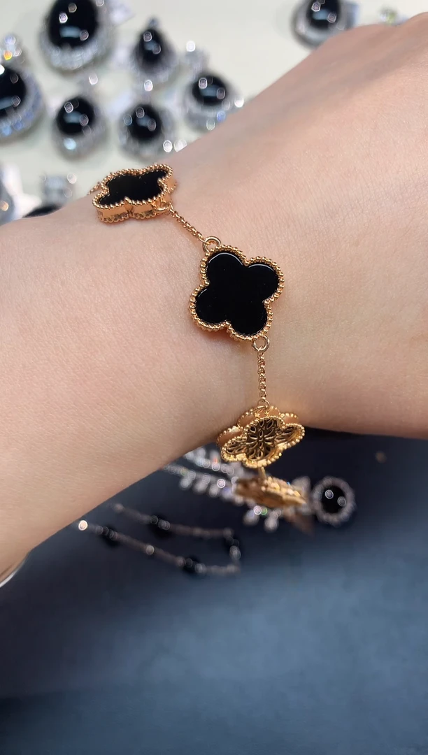 【闪购商品】翡翠手链18K金镶嵌A411|2980多样性发一件