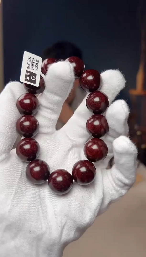 檀香紫檀（小叶紫檀）手串/手链1.8 黑皮料 无胶无蜡