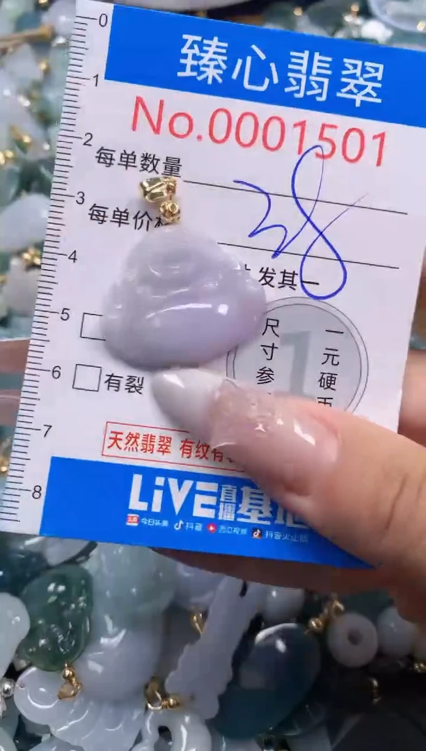 吊坠(不含链)未镶嵌翡翠1501
