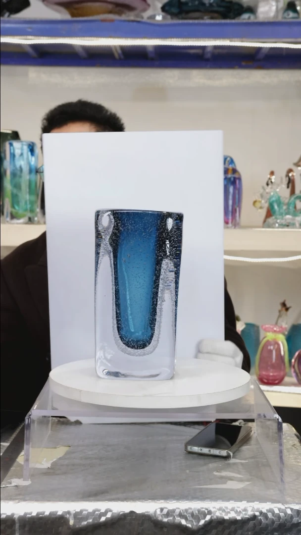 【闪购商品】琉璃【幻彩】高25精品琉璃正常手工痕迹