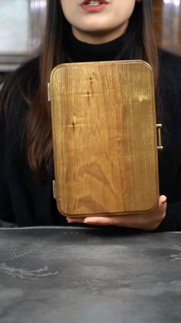 【闪购商品】金丝楠木艺精工拆房老料收纳盒864