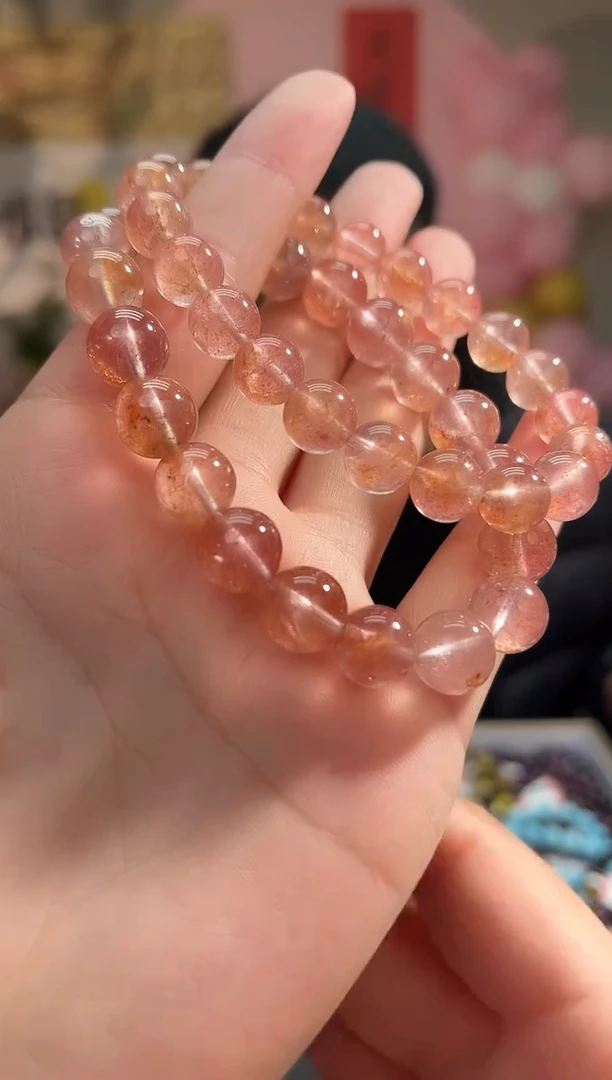 【闪购商品】石英质玉手链未镶嵌41多样性发其一9+10+