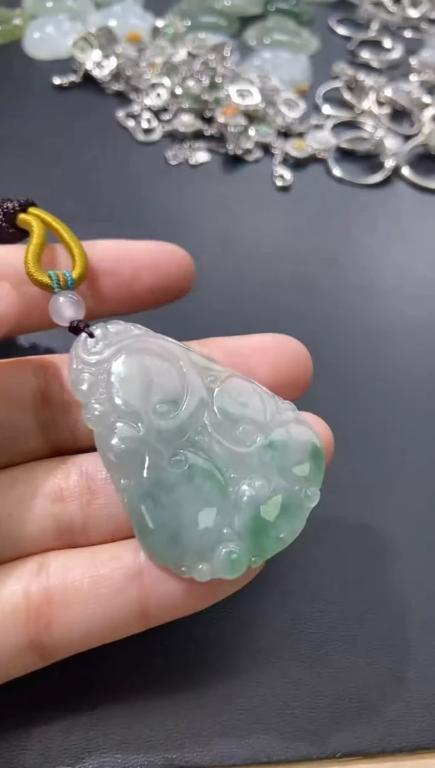颈饰未镶嵌翡翠天然翡翠A货51