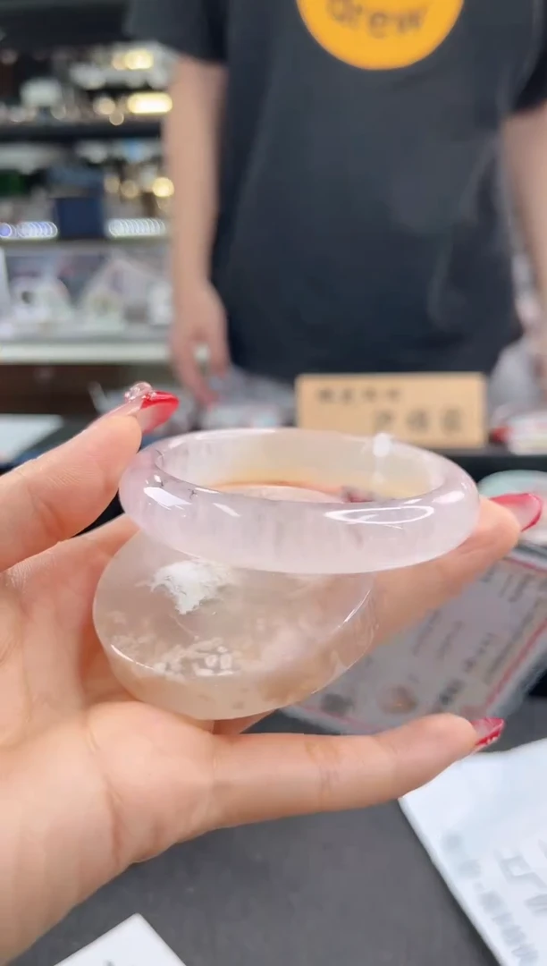 未镶嵌手镯石英质玉57圈口（赠品镯心）139954