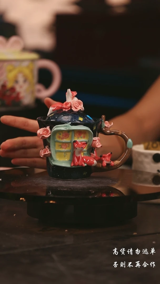 陶瓷景德镇可爱设计师款陶瓷