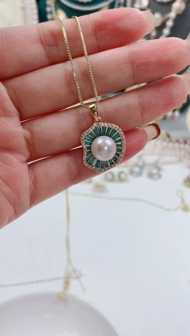 未镶嵌淡水珍珠吊坠吊坠