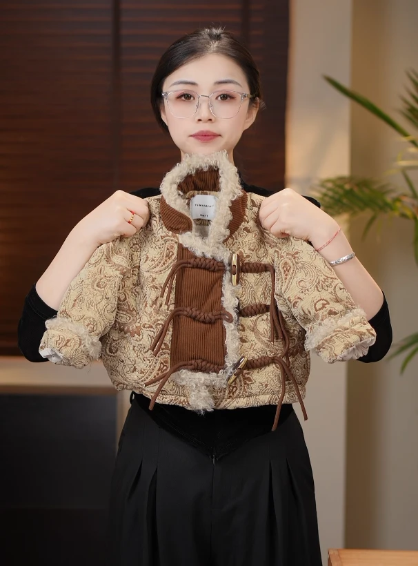 【现货】2025春秋季新款儿童韩版时尚加厚加棉外套36983