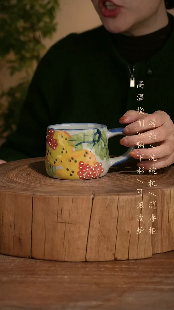 碗瓷景德镇手工手绘釉下彩高温瓷