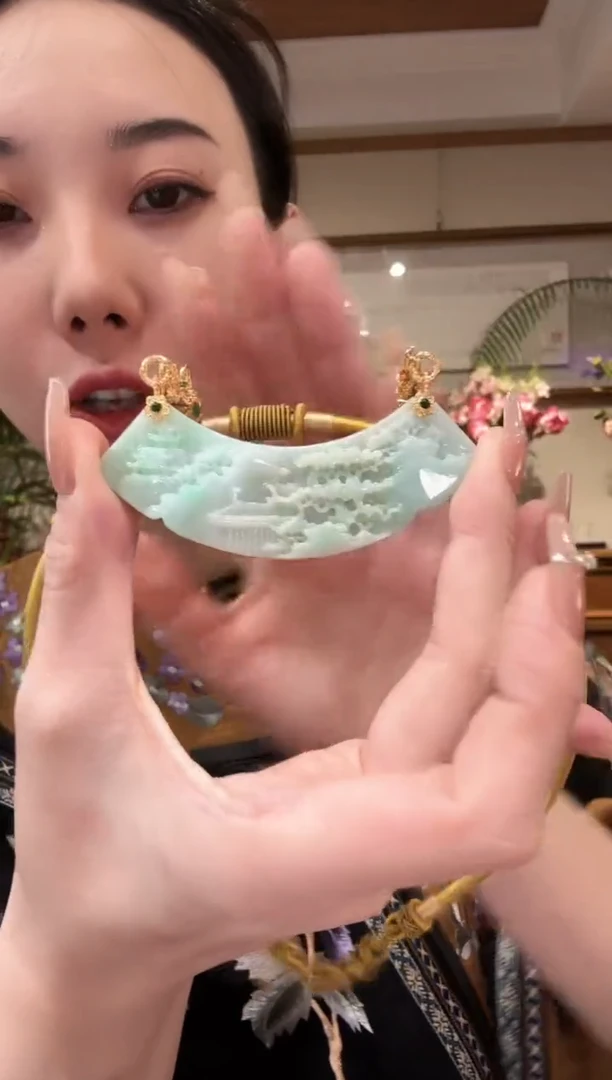 【闪购商品】翡翠颈饰未镶嵌国风