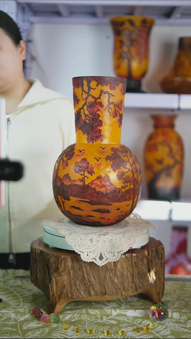 琉璃【20】风景福袋格雷花瓶