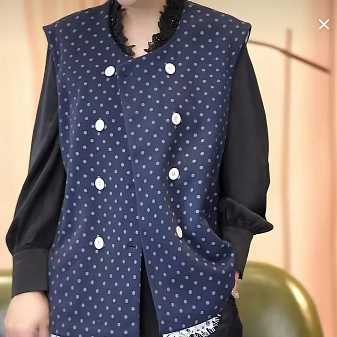 【波点马甲】新中式国风文艺马甲