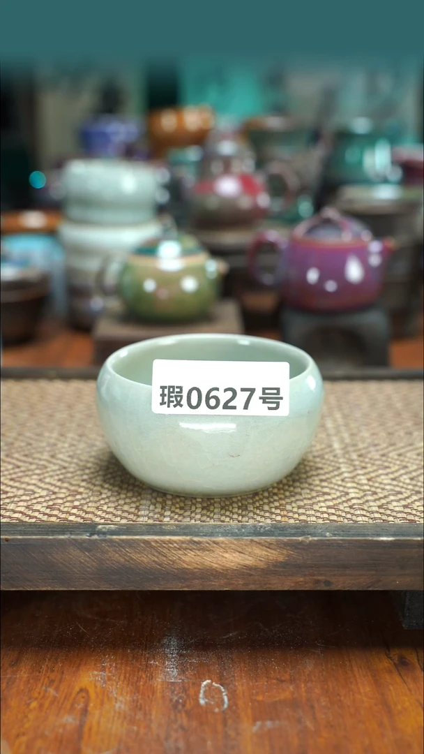 原产地原矿钧汝瓷杯壶627