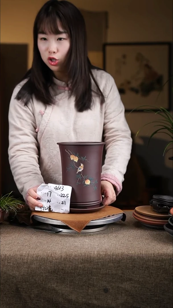 【闪购商品】紫砂花盆紫砂花盆4613+z