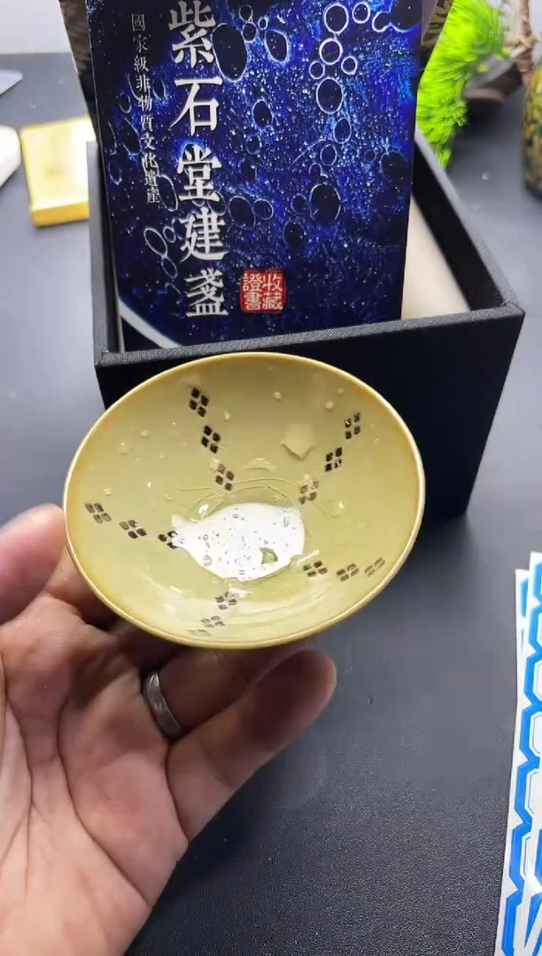 茶盏325 叶紫建盏