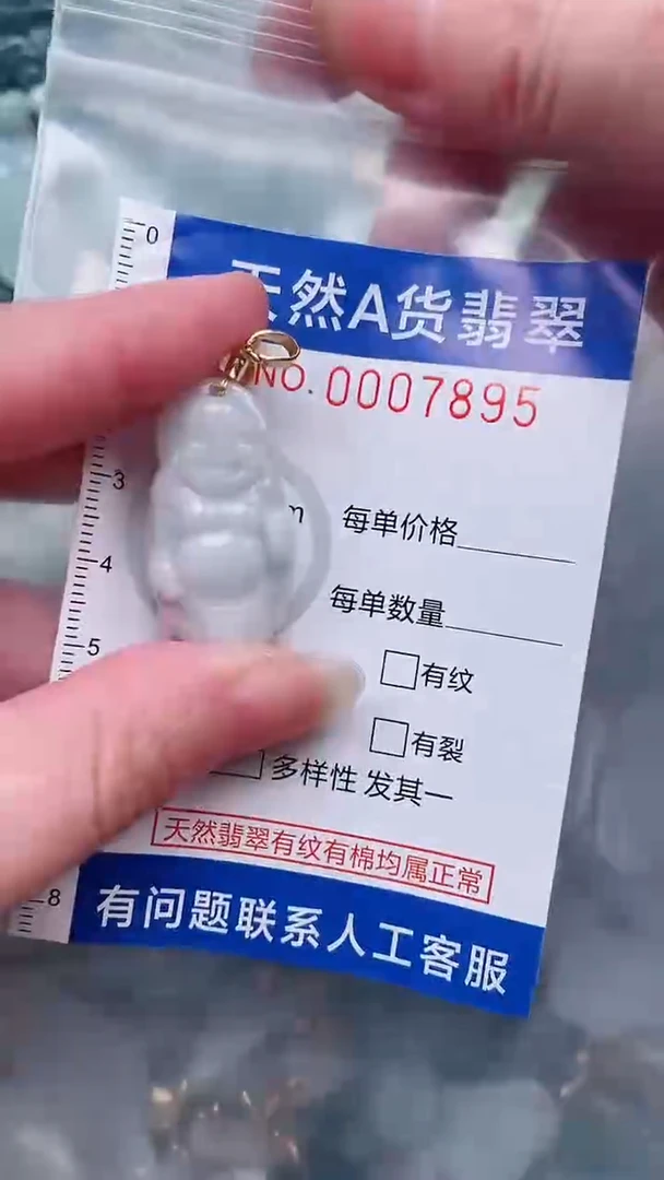 翡翠未镶嵌吊坠(不含链)1