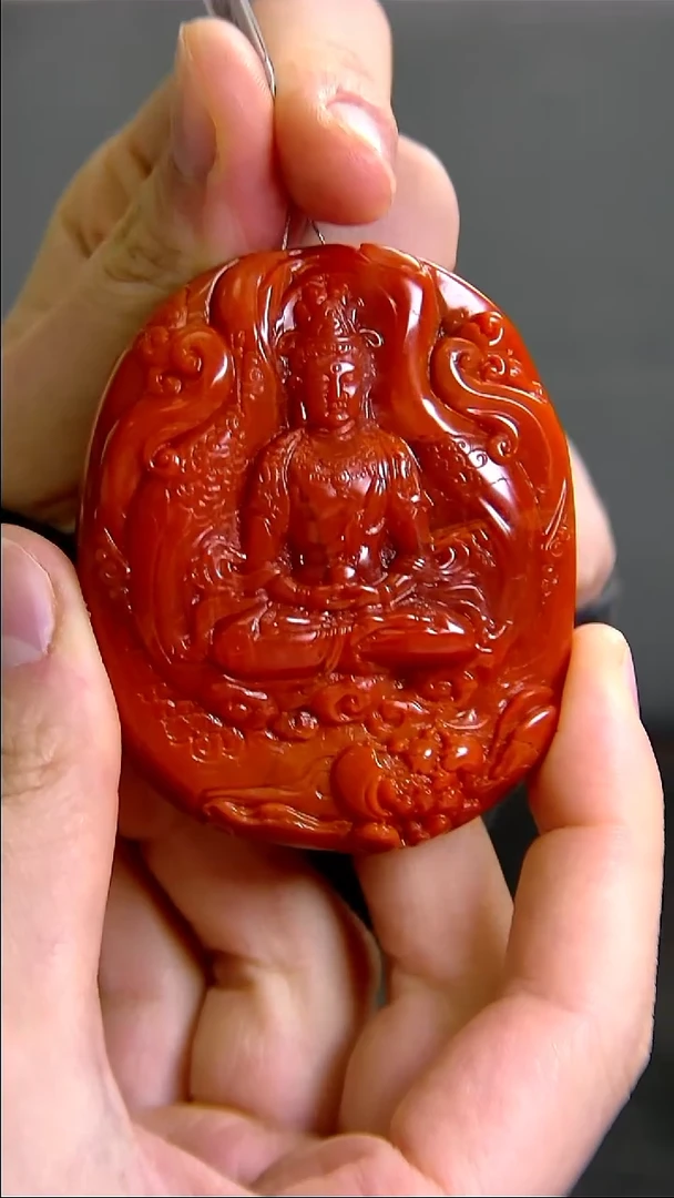 未镶嵌雕刻南红玛瑙004ZB1202产品一个