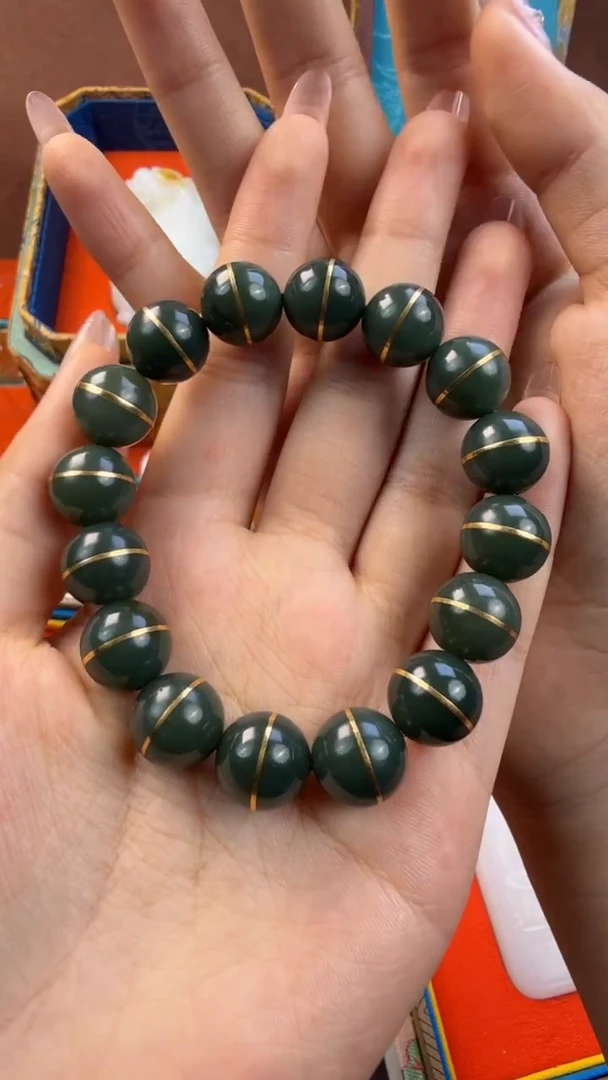 未镶嵌手串和田玉和田玉