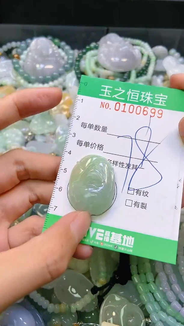 翡翠未镶嵌颈饰闪购0100699