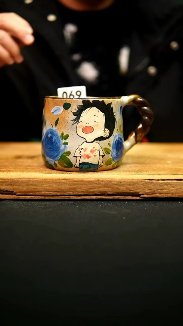 @@陶园瓷舍@@纯手工手绘@高温釉下彩