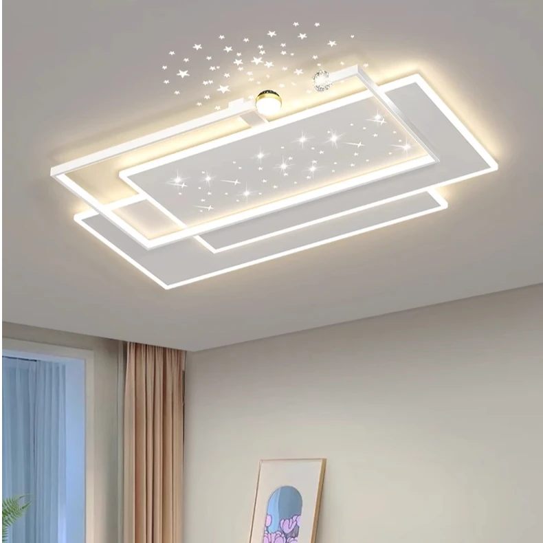 简约大气长方形大厅主卧室吸顶灯餐厅书房间走廊护眼全光谱吸顶灯