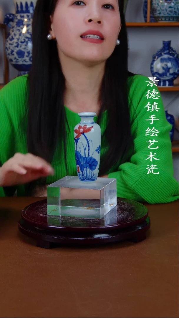 瓶景德镇手工手绘陶瓷摆件4