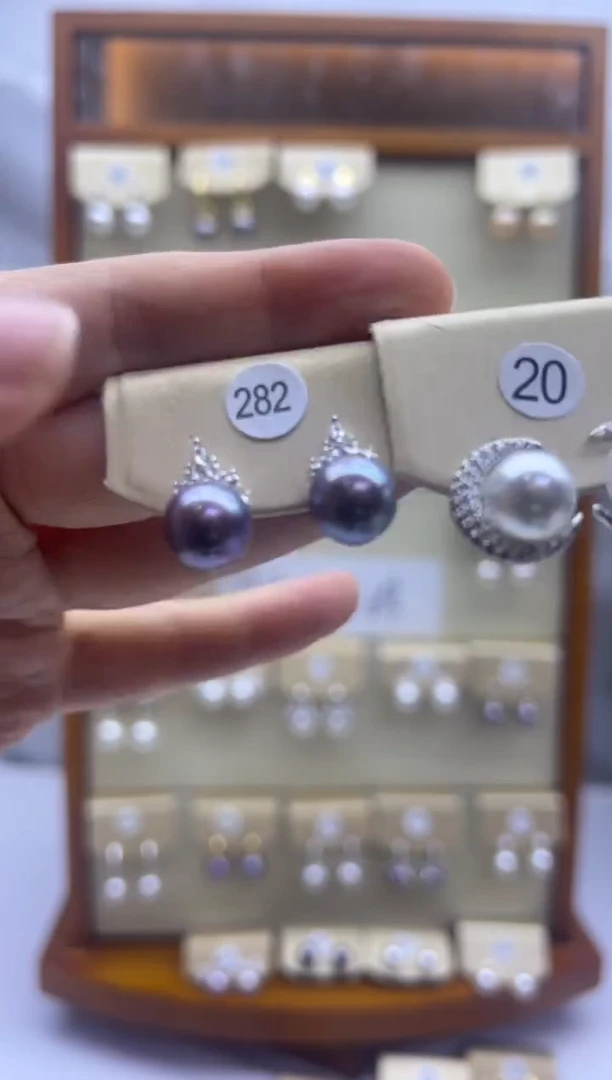 未镶嵌耳饰淡水珍珠282+20