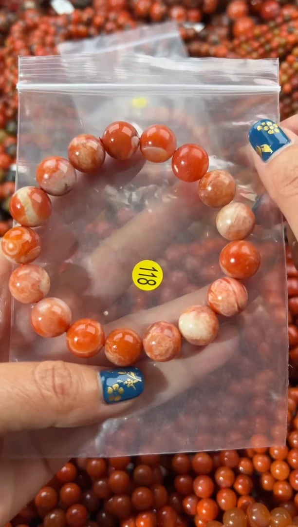 未镶嵌手串南红玛瑙12+