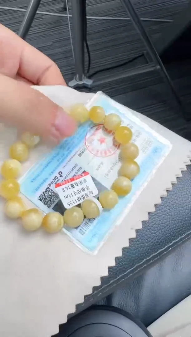 未镶嵌琥珀手串蜜蜡手串瑕疵