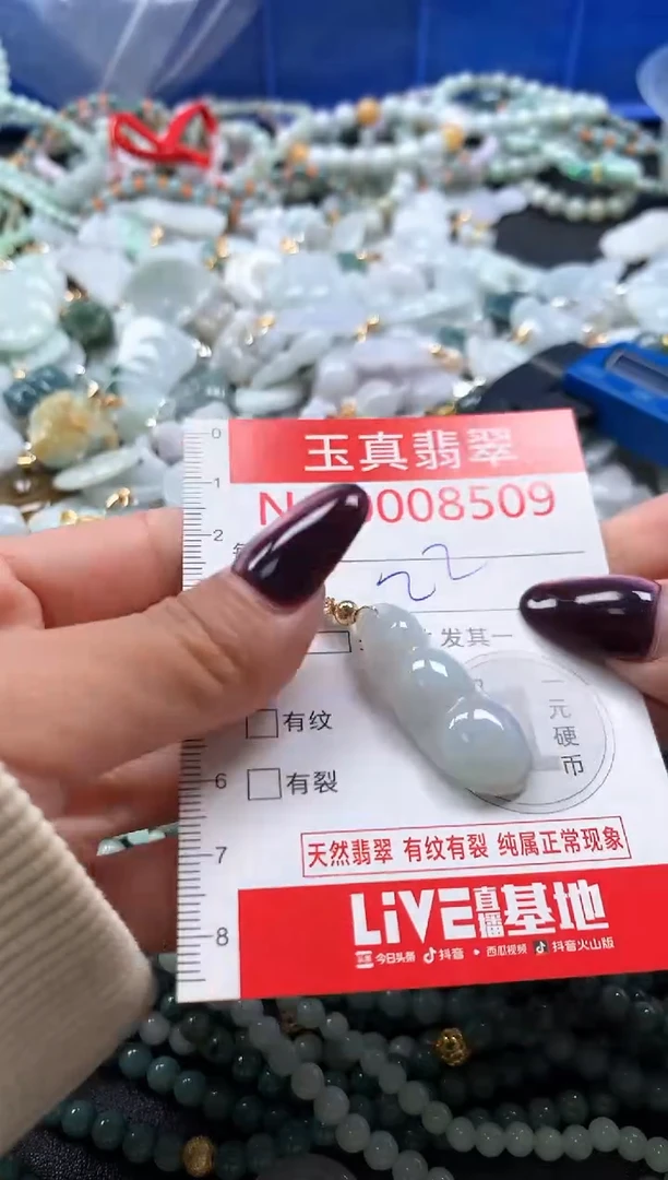 吊坠(不含链)未镶嵌翡翠8509