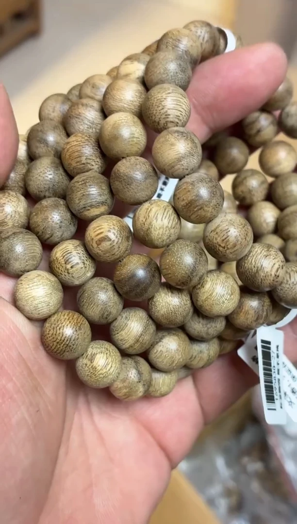 沉香手串 文莱圆珠单圈1.1+多样性发其一