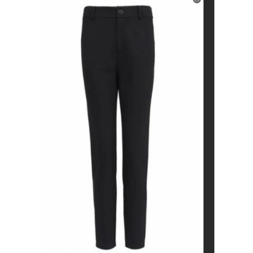 【小春子】黑色常规拉链运动女套装外穿高腰长裤西装裤Y102302003