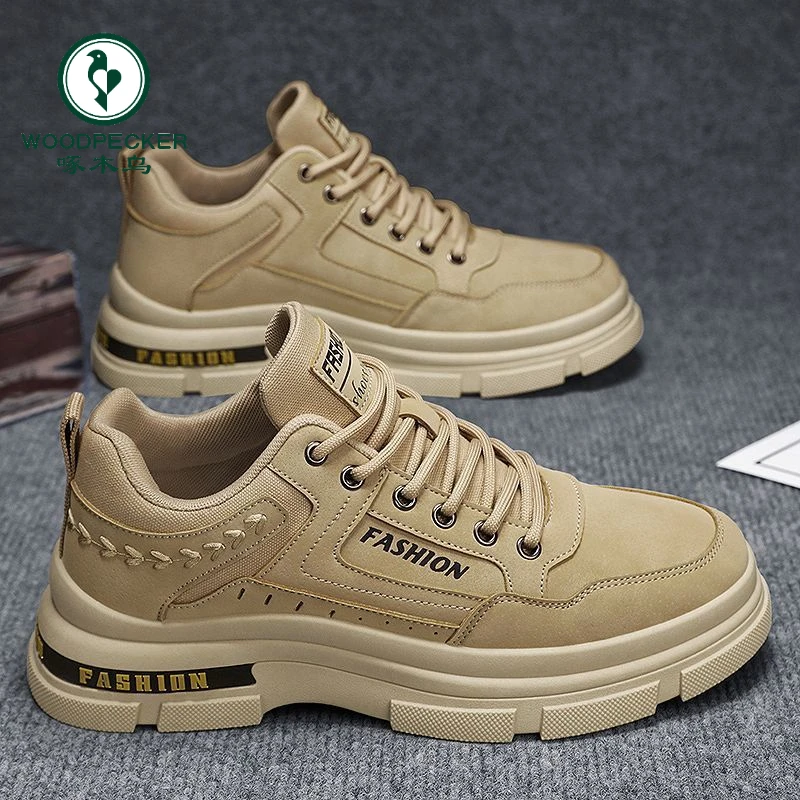 【正品】啄木鸟春季劳保鞋男款工作运动休闲百搭鞋防水防滑耐磨轻便