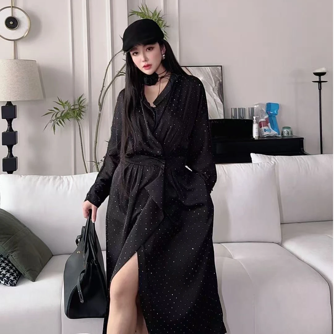 （满天星）原创设计师款显瘦连衣裙开衫新款20RS-79