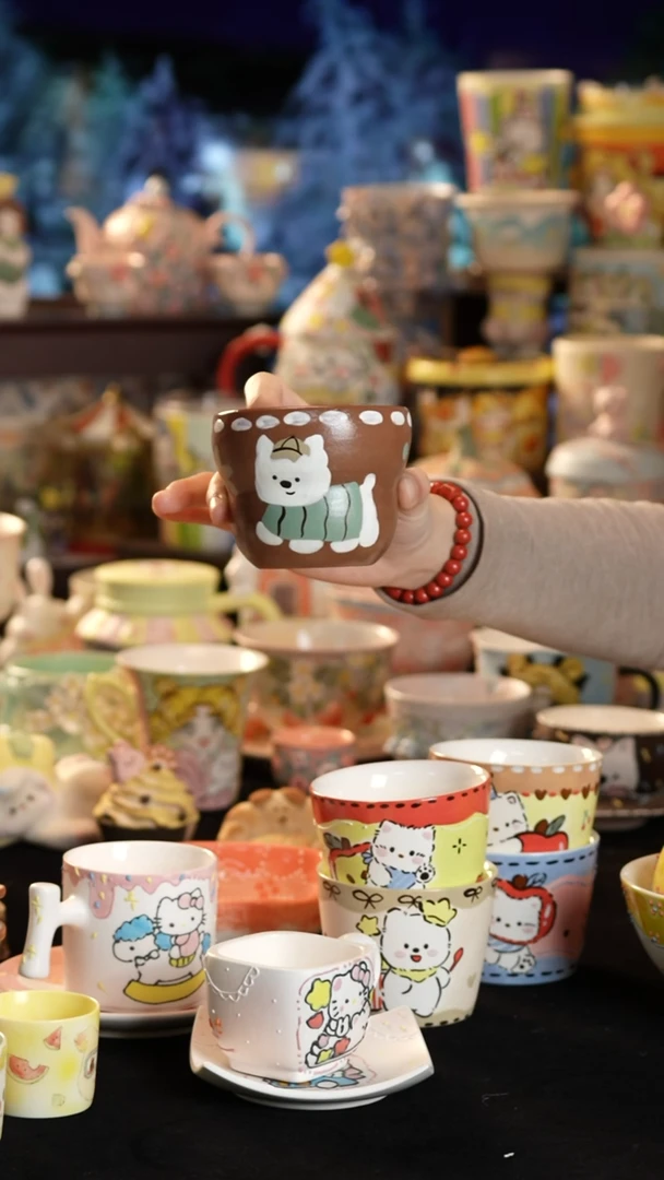 其他陶景德镇釉下彩手绘设计师款陶瓷