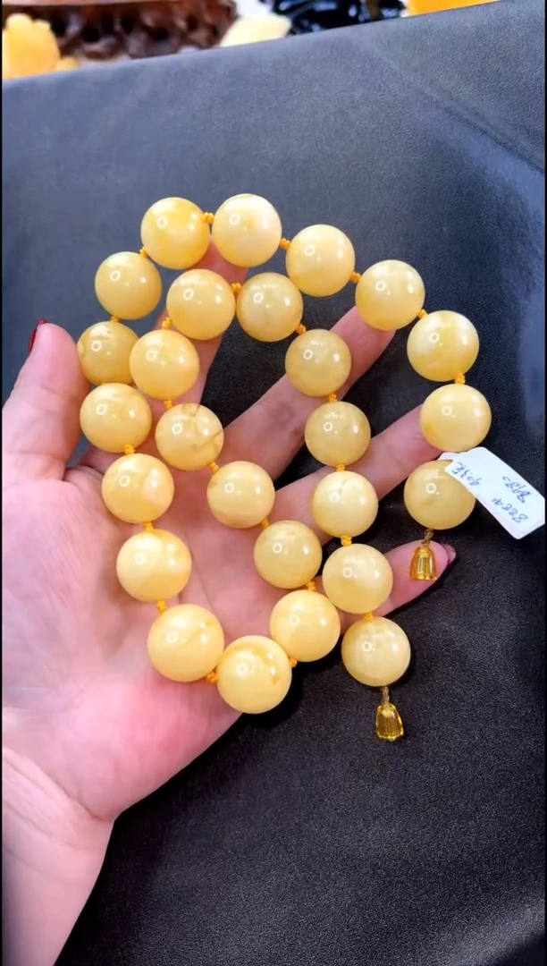 【闪购商品】琥珀颈饰未镶嵌项链