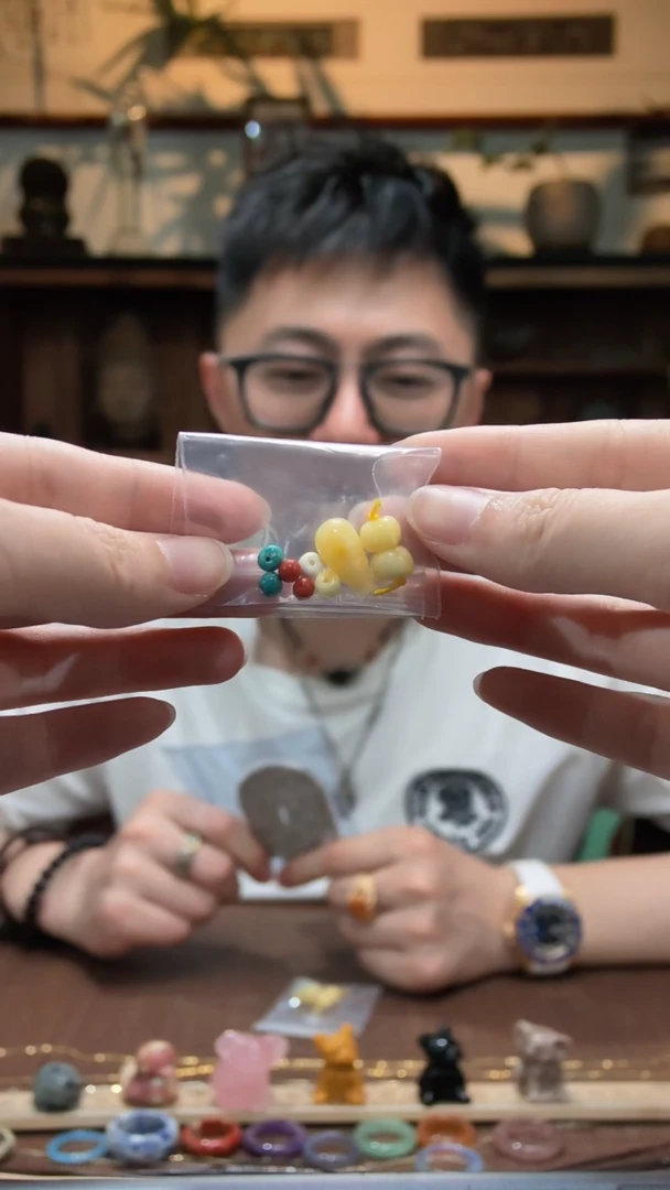 未镶嵌蜜蜡裸石蜜蜡配饰套装YX