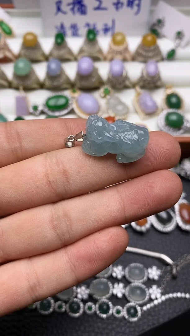 颈饰未镶嵌翡翠/貔貅2688