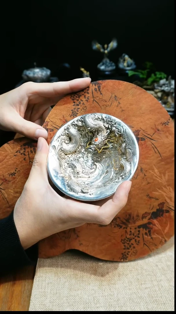 【闪购商品】茶盏欲山行 巨龙盏杯